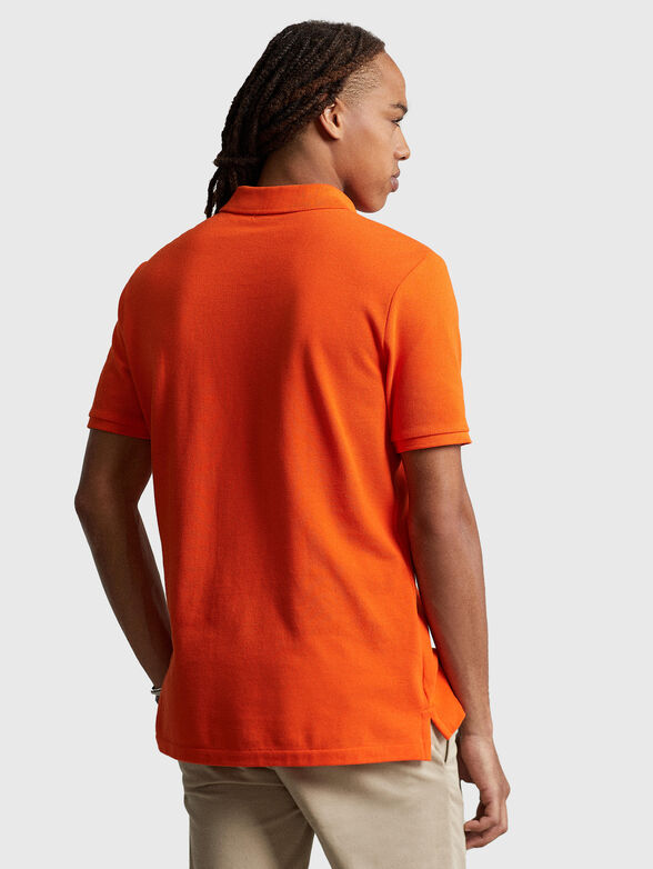 Orange cotton Polo-shirt - 2