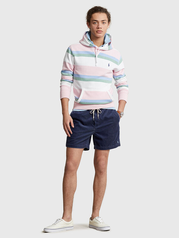 Velvet jeans shorts - 4