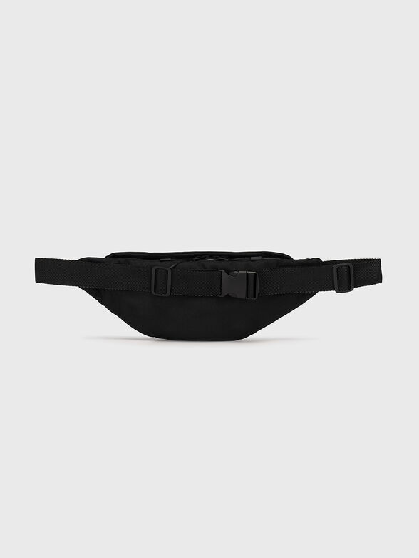 Black waist bag with logo element - 2