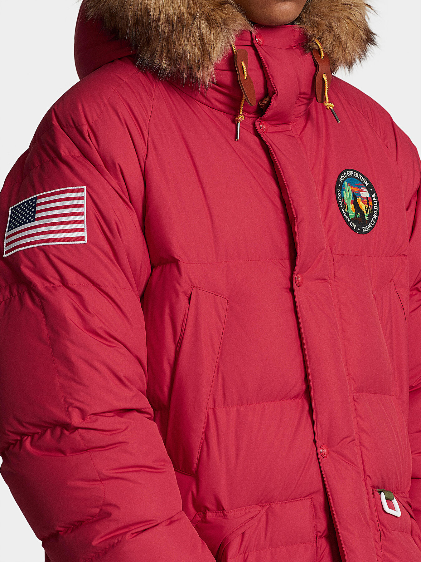 人気特価激安 brand hood with parka Reversible POLO LAUREN RALPH ジャケット・アウター