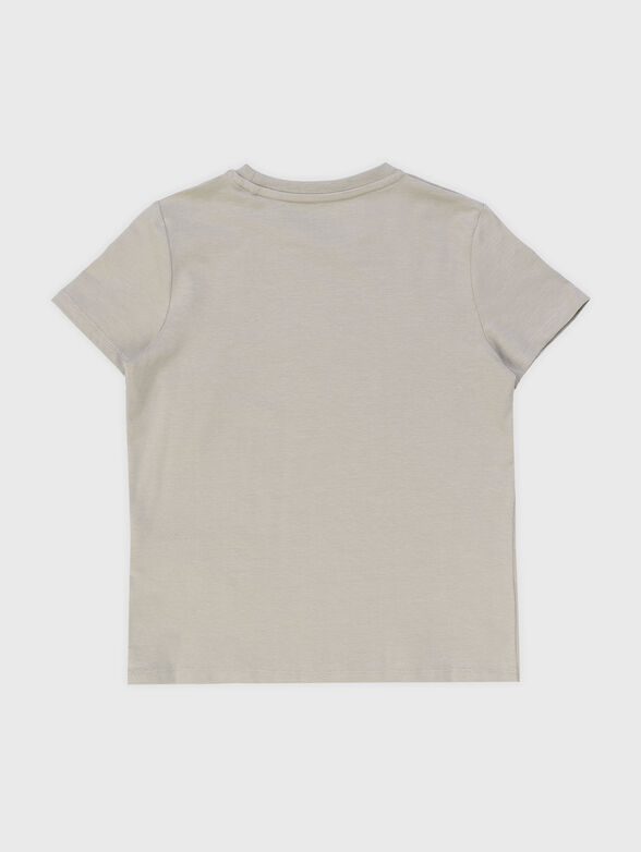 T-shirt with contrasting print - 2