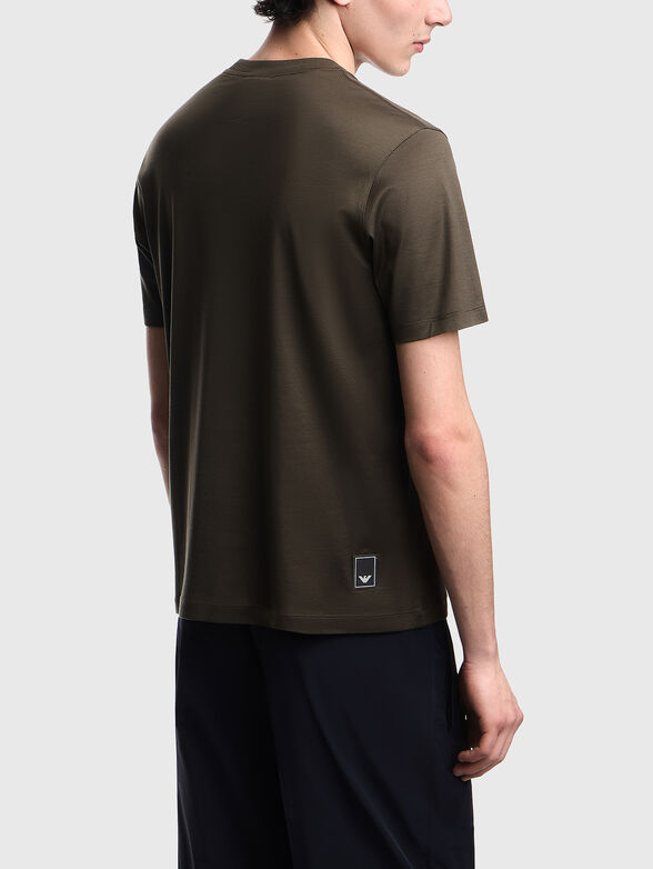 Cotton-blend T-shirt  - 3