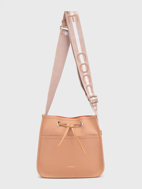 Leather bag with logo detail - 1