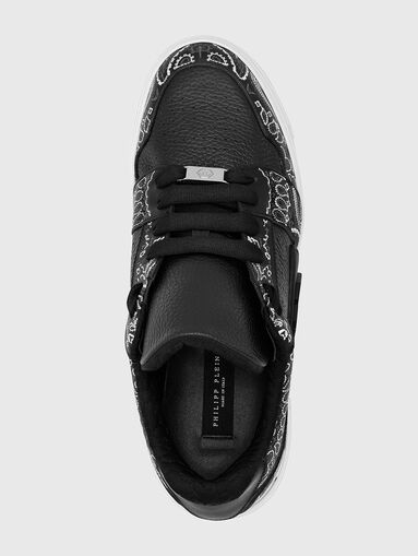ROYAL STREET PAISLEY leather sneakers - 5