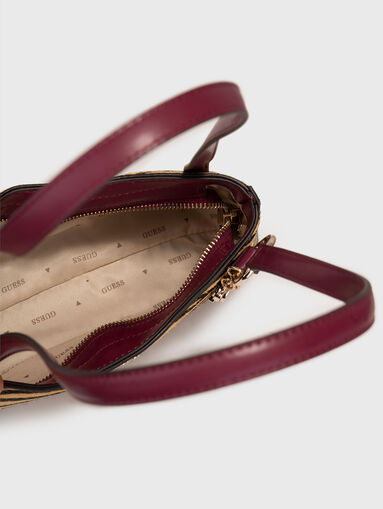 DOMITILLA small genuine leather shoulder bag - 5