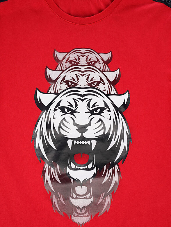 TS031 Cotton t-shirt with prints - 4