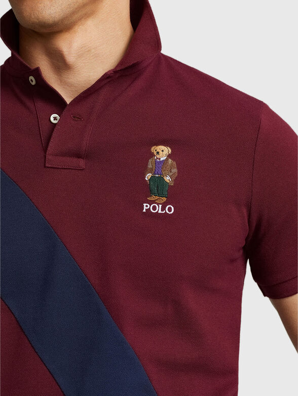 Contrast-stripe Polo Shirt   - 4