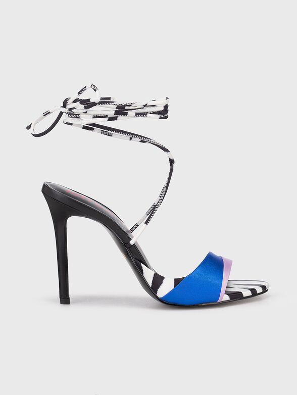 FONDO TAHLIA heeled sandals with contrast design - 1