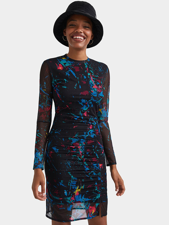 KAMERON Dress with art print - 1