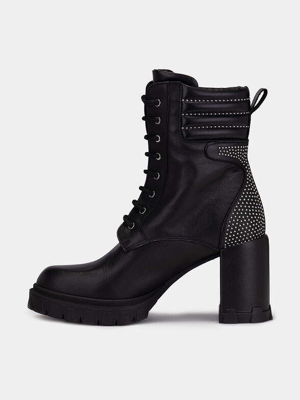 Ankle boots with accent studs - 5