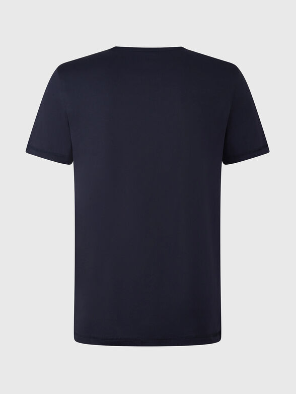 ROC T-shirt with oval neckline in beige - 2