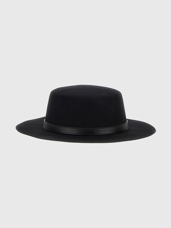 Fedora hat with logo accent - 1