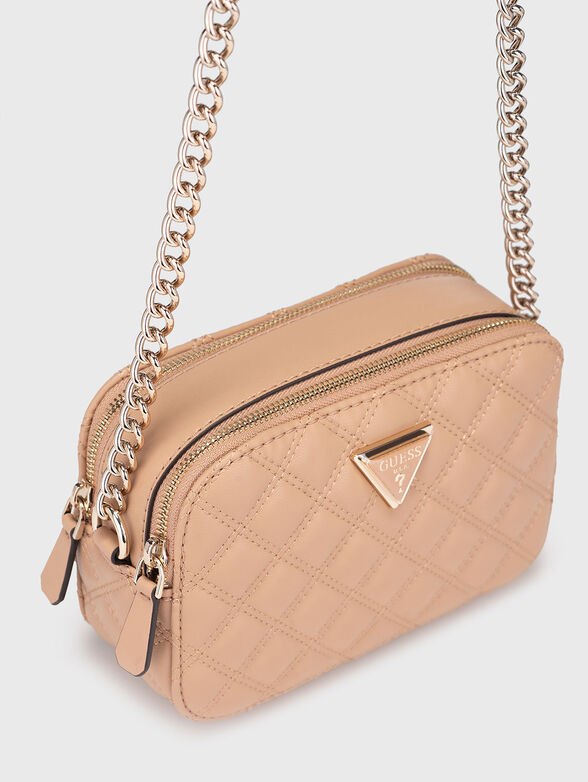 GIULLY small crossbody bag in beige - 5