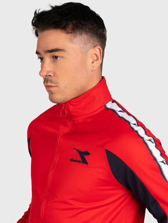 Tracksuit in red and dark blue - 4
