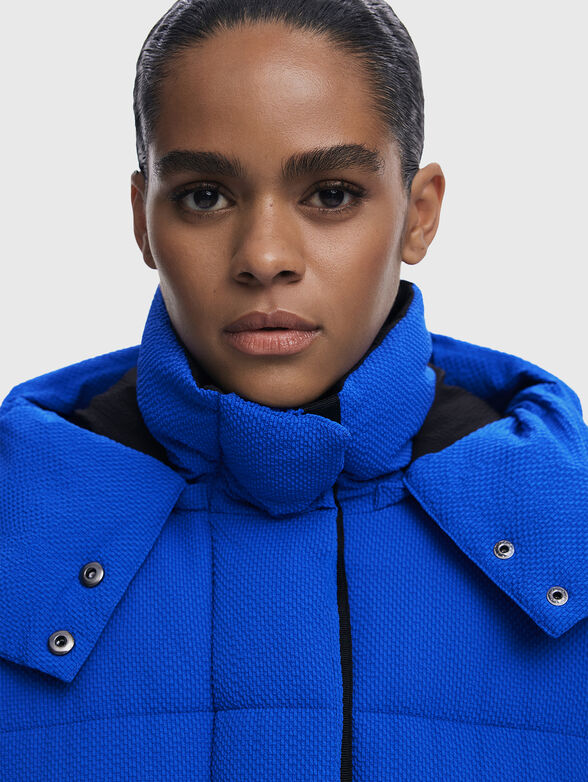 CINTURON2 long jacket with belt - 5