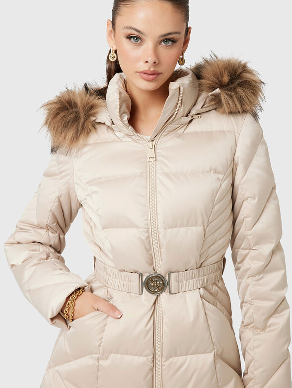 NEW OLGA padded jacket with belt - 4