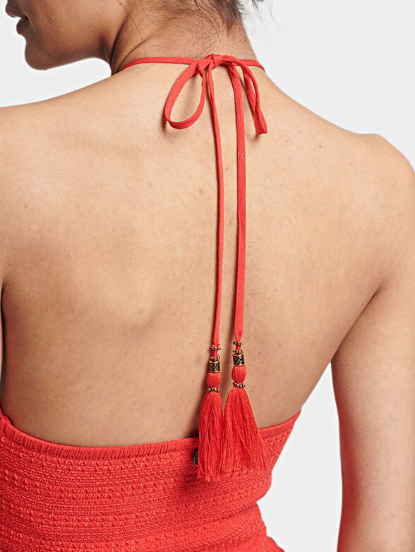 Midi dress with slits - 4