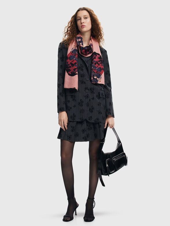 Multicoloured knitted scarf - 2