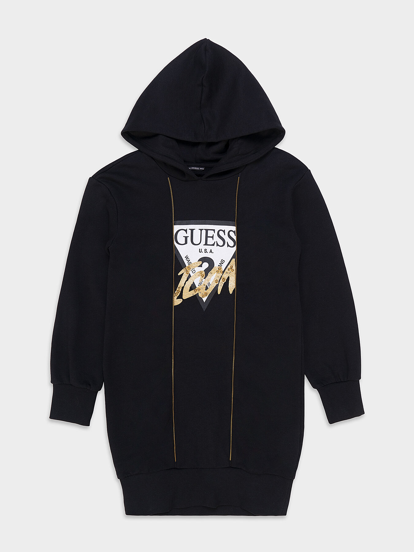 ICON sweatshirt dress with gold accents brand GUESS