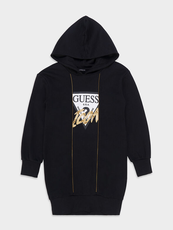 ICON sweatshirt dress with gold accents - 1