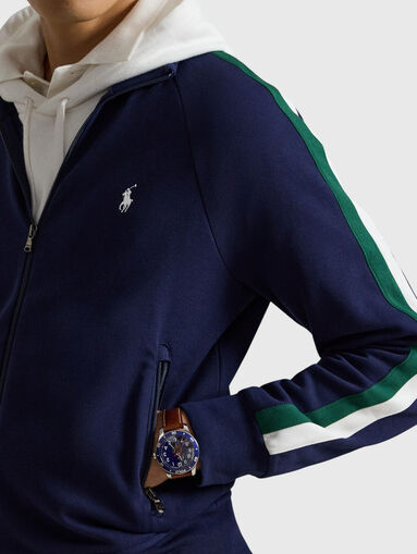 Zip-up sweatshirt with logo - 5