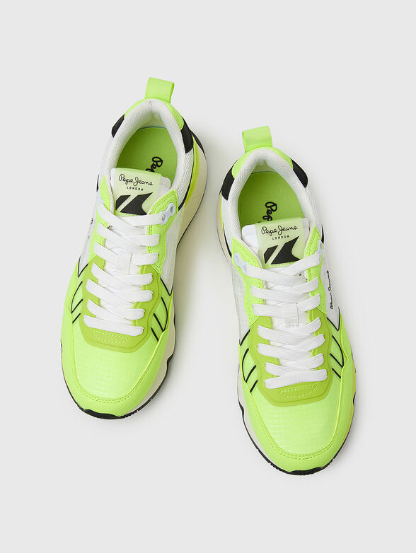BRIT PRO NEON sports shoes with mesh accents - 6