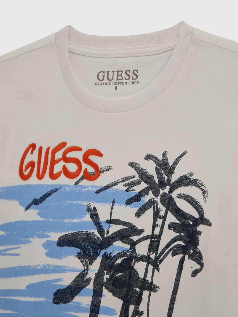 T-shirt with logo embroidery - 3