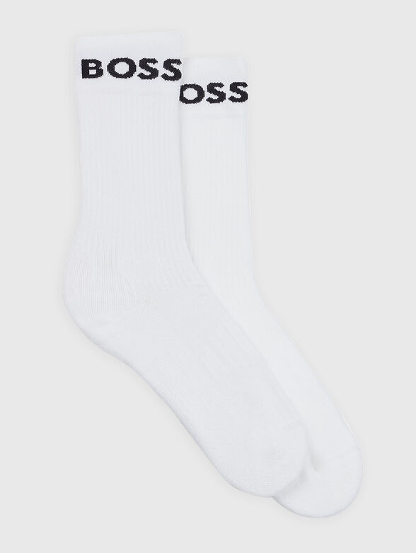 Set of two pairs of white socks - 1