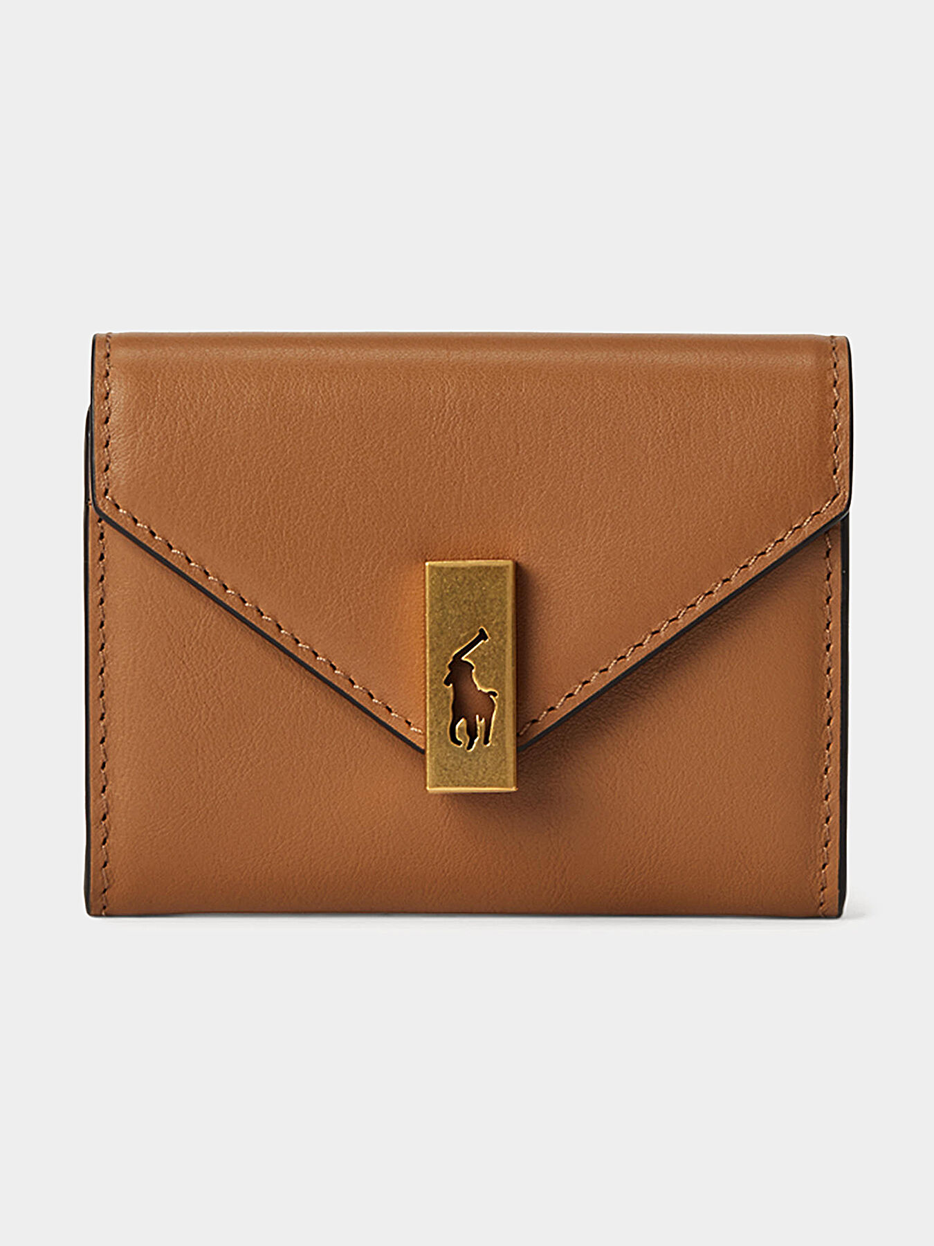 Small leather purse with accent clasp brand POLO RALPH LAUREN Globalbrandsstore en