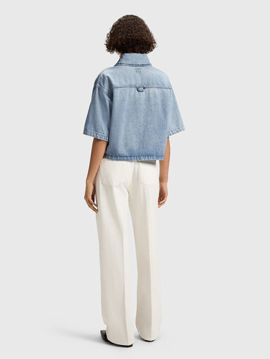GESILA short sleeve denim shirt - 3