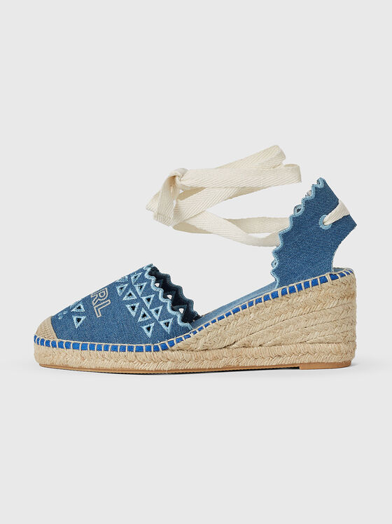 KAMINI black platform espadrilles - 1