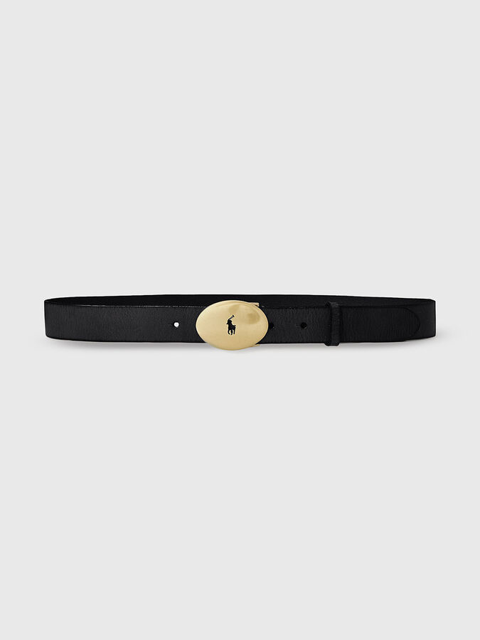 Leather belt with accent buckle brand POLO RALPH LAUREN  display picture 1