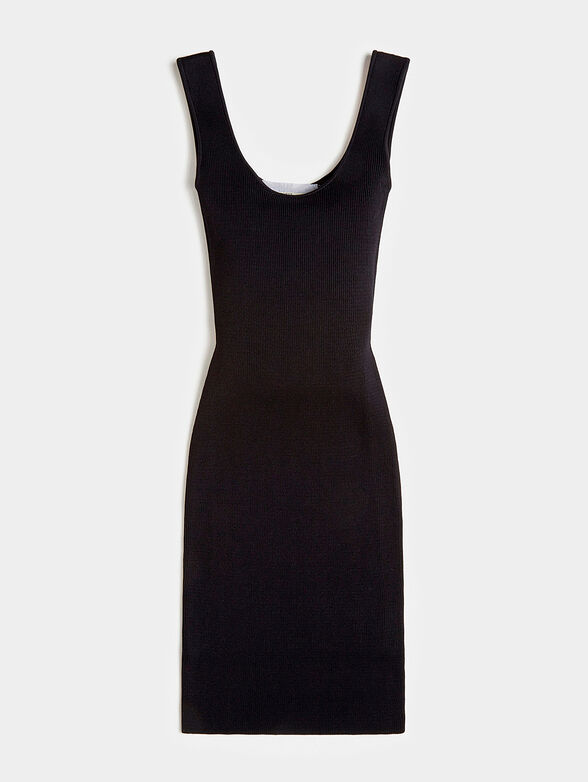 Black midi dress - 1