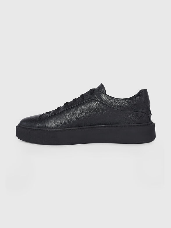 ARTEM black leather sneakers - 3