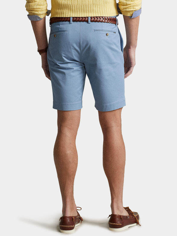 Blue chino shorts - 2