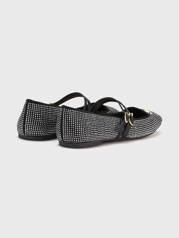 Ballet flats with rhinestones - 3