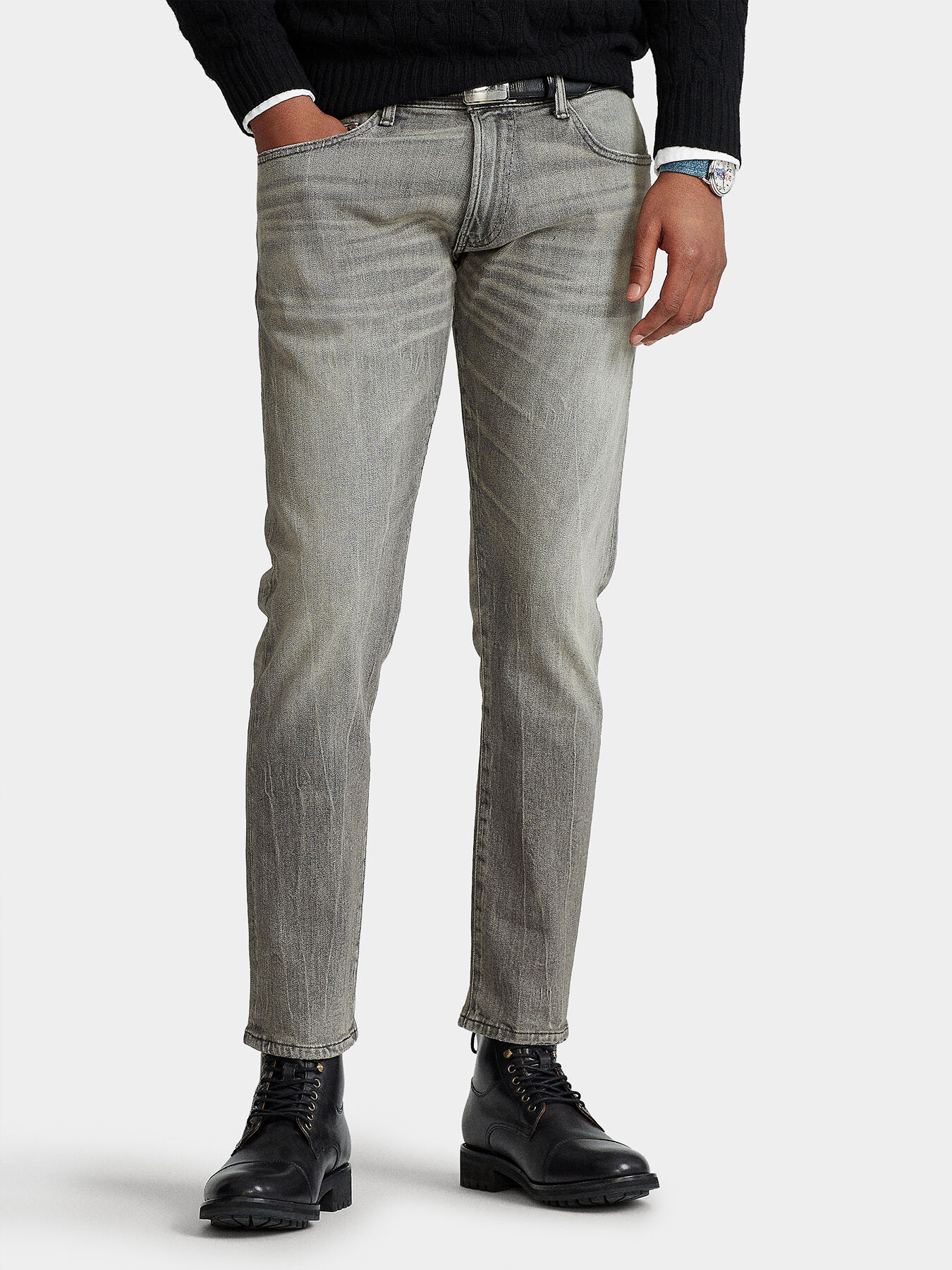 Ralph lauren grey jeans cheap