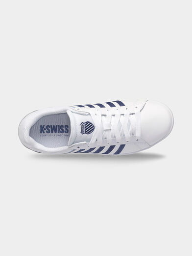 COURT WINSTON leather sneakers with blue stripes - 6