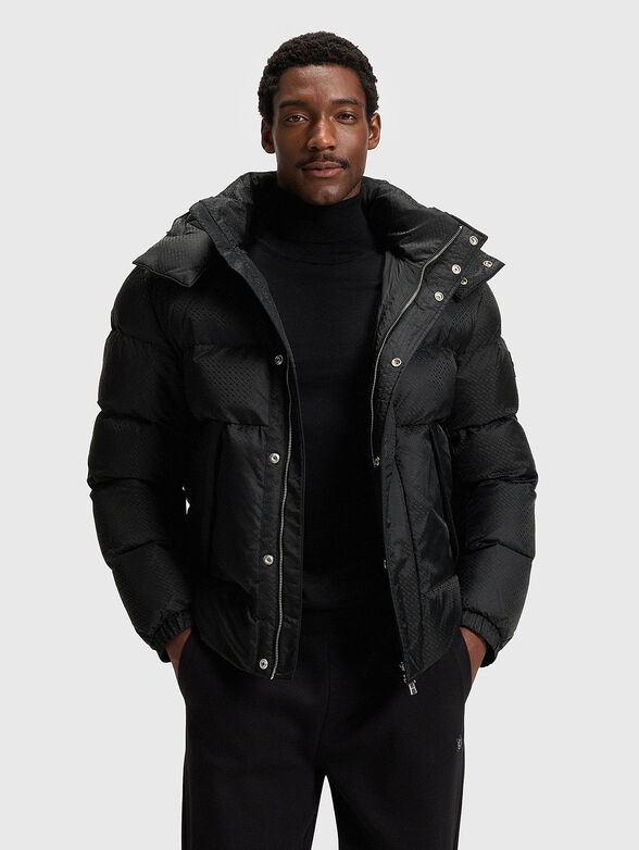 Jacket with removable hood and pockets - 1