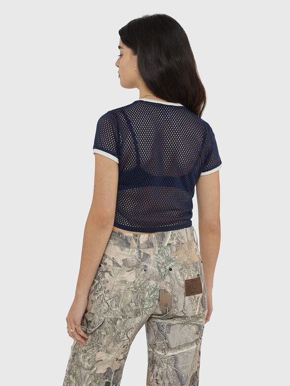 Mesh T-shirt with logo - 3