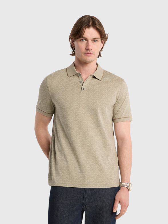 Polo-shirt with monogram print - 1