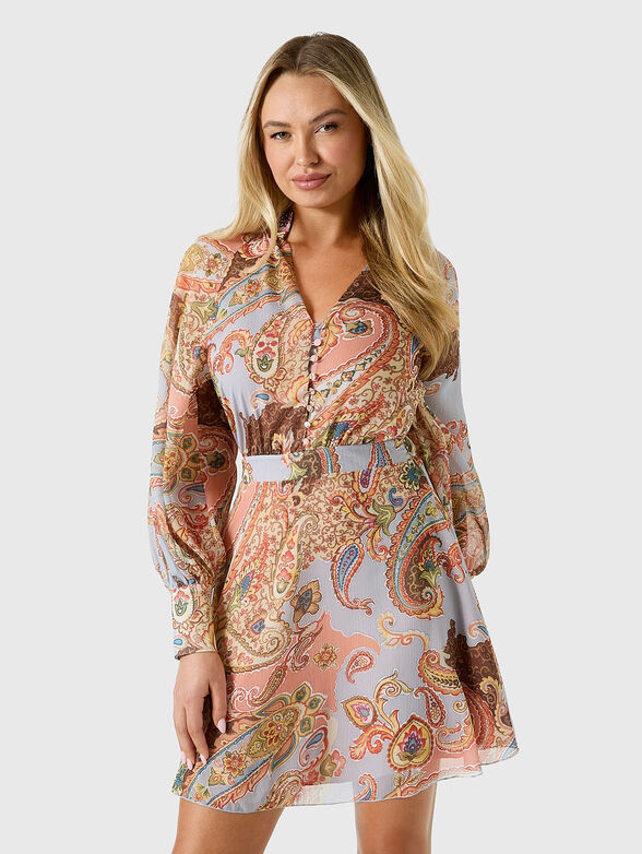 Dress with paisley motifs  - 1