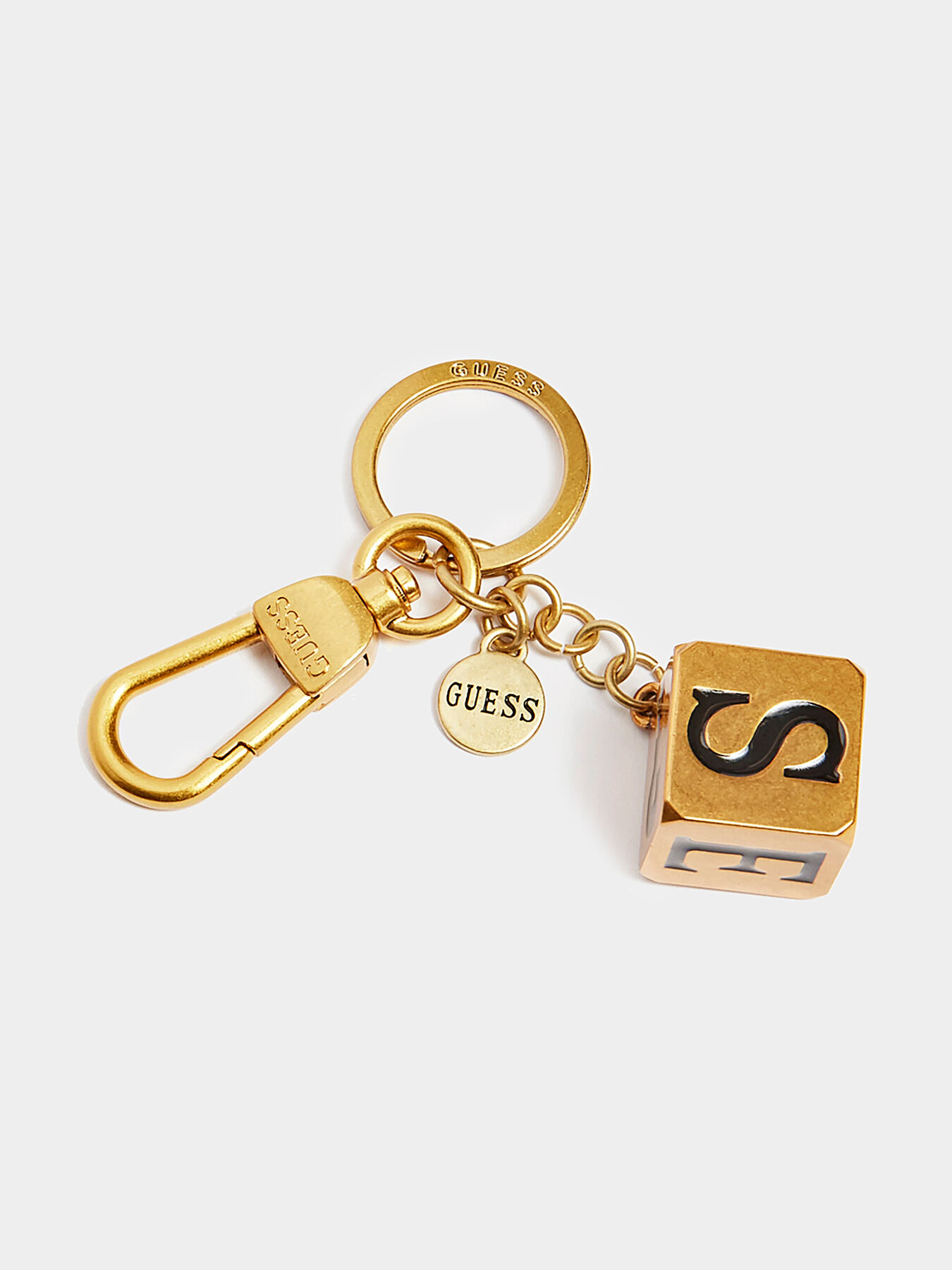 Guess logo keychain cheap