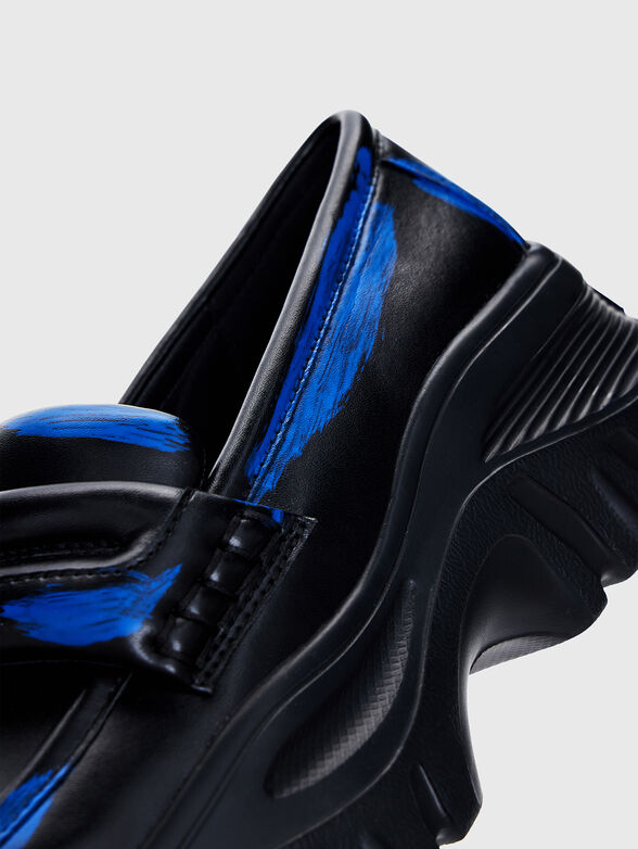 Moccasins with blue highlights - 3