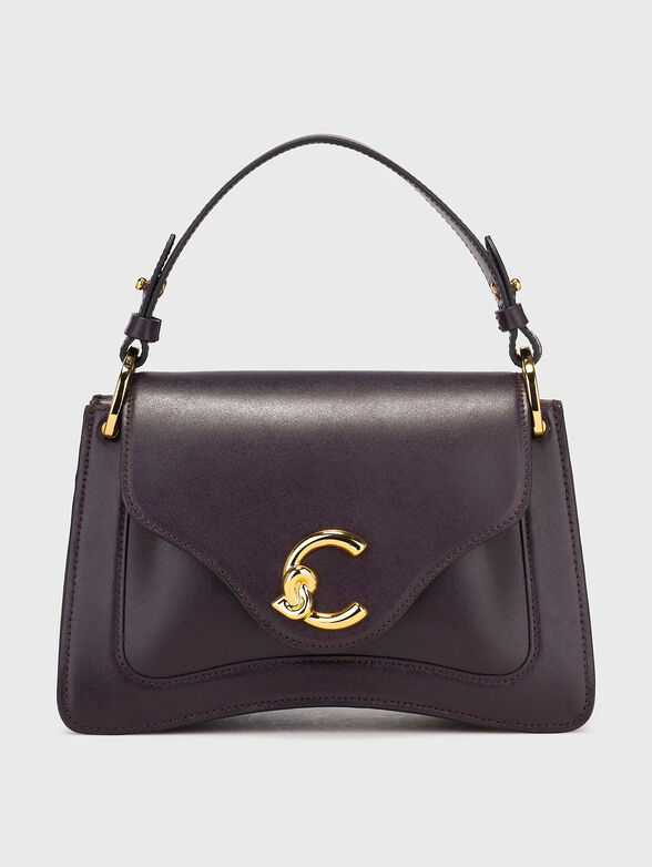 C-ME leather bag with accent logo - 1