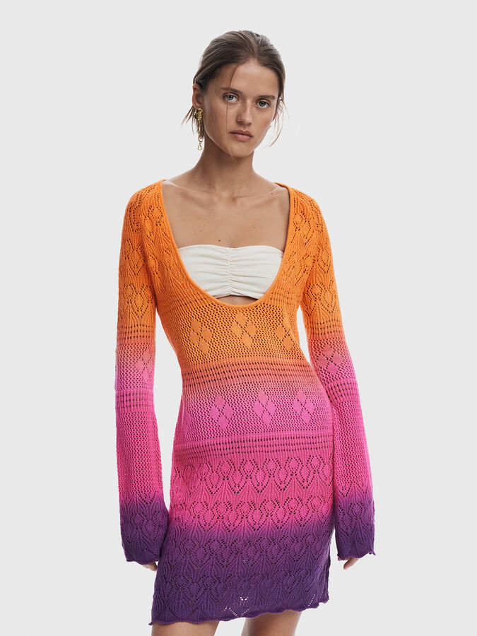 Knitted beach dress brand DESIGUAL  Globalbrandsstore.com/en