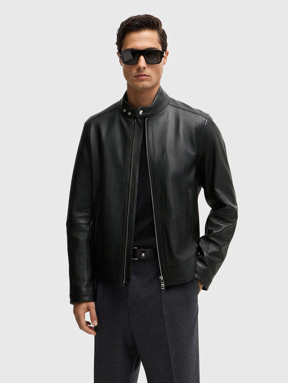 H-MANSELL2 leather jacket - 0