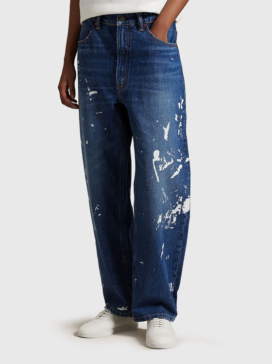 BOYFRIEND jeans with accent splashes - 1