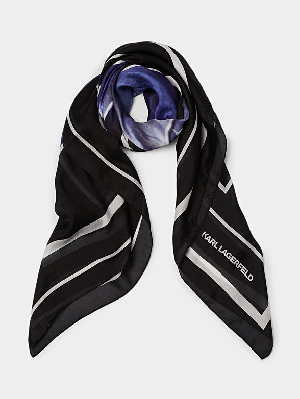KARL ARCHIVE silk scarf - 1