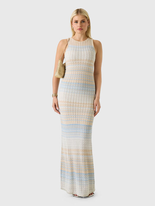 ROSALYN knit dress with lurex threads